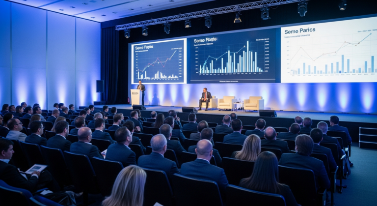 Palestrante apresenta novos produtos financeiros para corretores em grande evento de inovação do setor segurador